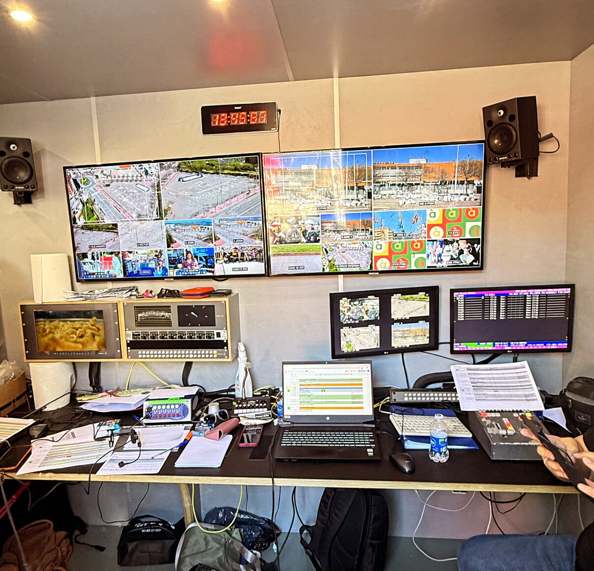 Producción audiovisual en las fiestas de la Magdalena 2025 de Castellón