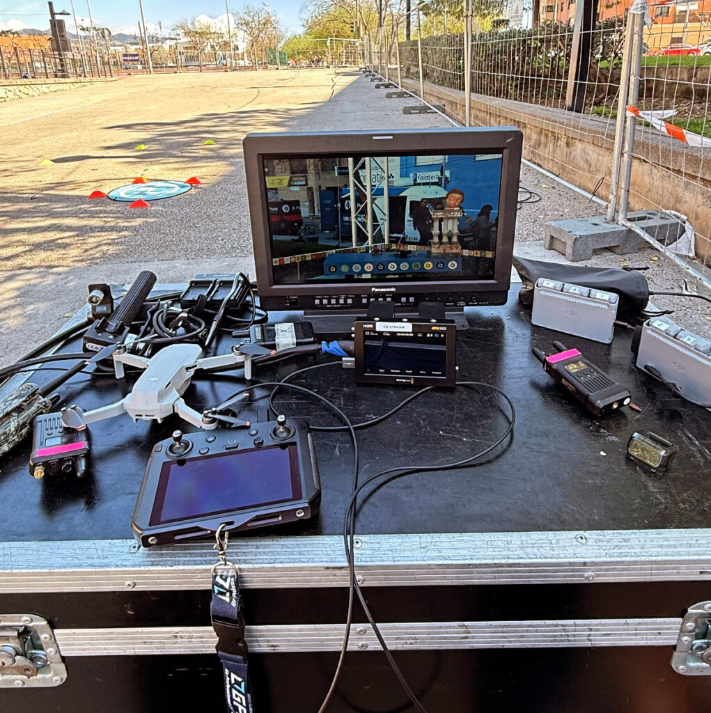 Producción audiovisual en las fiestas de la Magdalena 2025 de Castellón