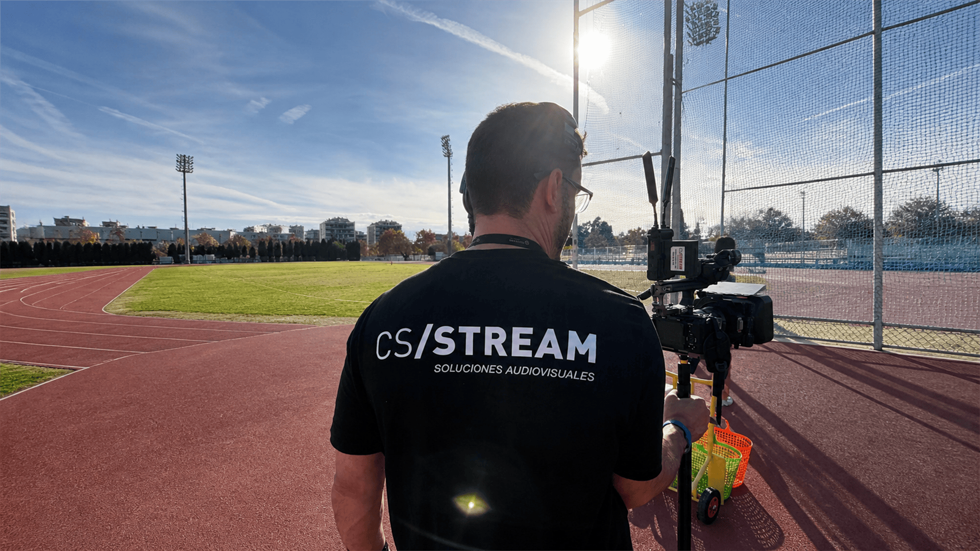 Cámara profesional durante el IV Trofeu Nadal de Castellón