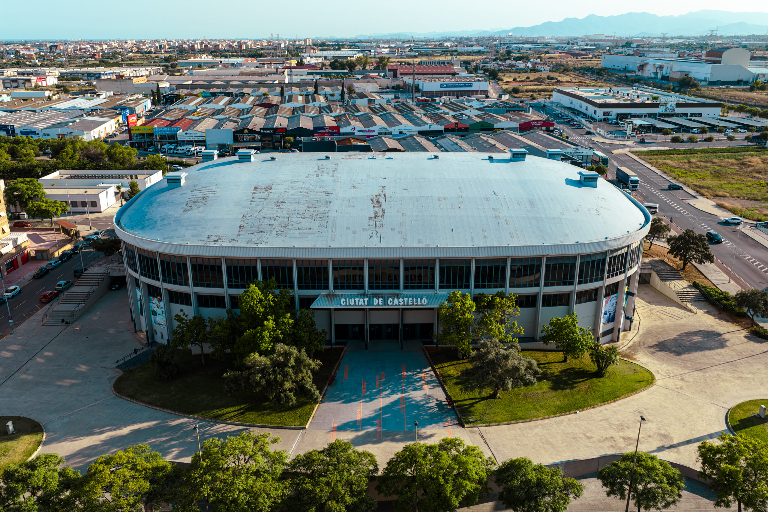 Grabación aérea de instalaciones deportivas de Castellón