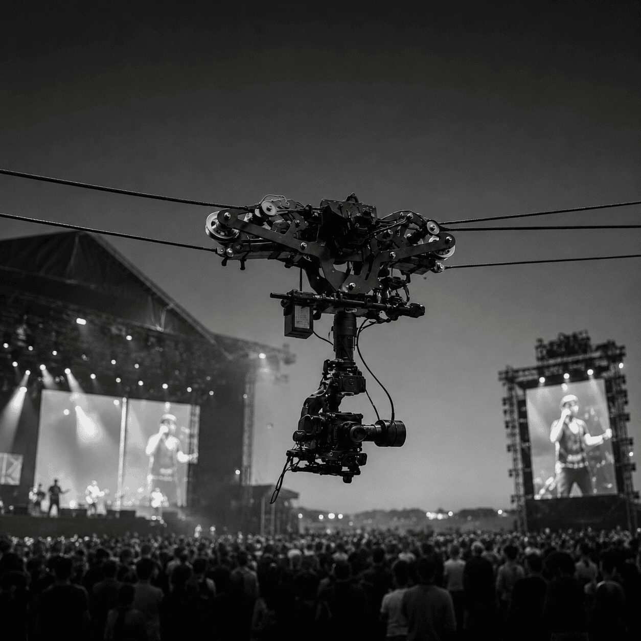 Cablecam profesional para eventos y producciones audiovisuales