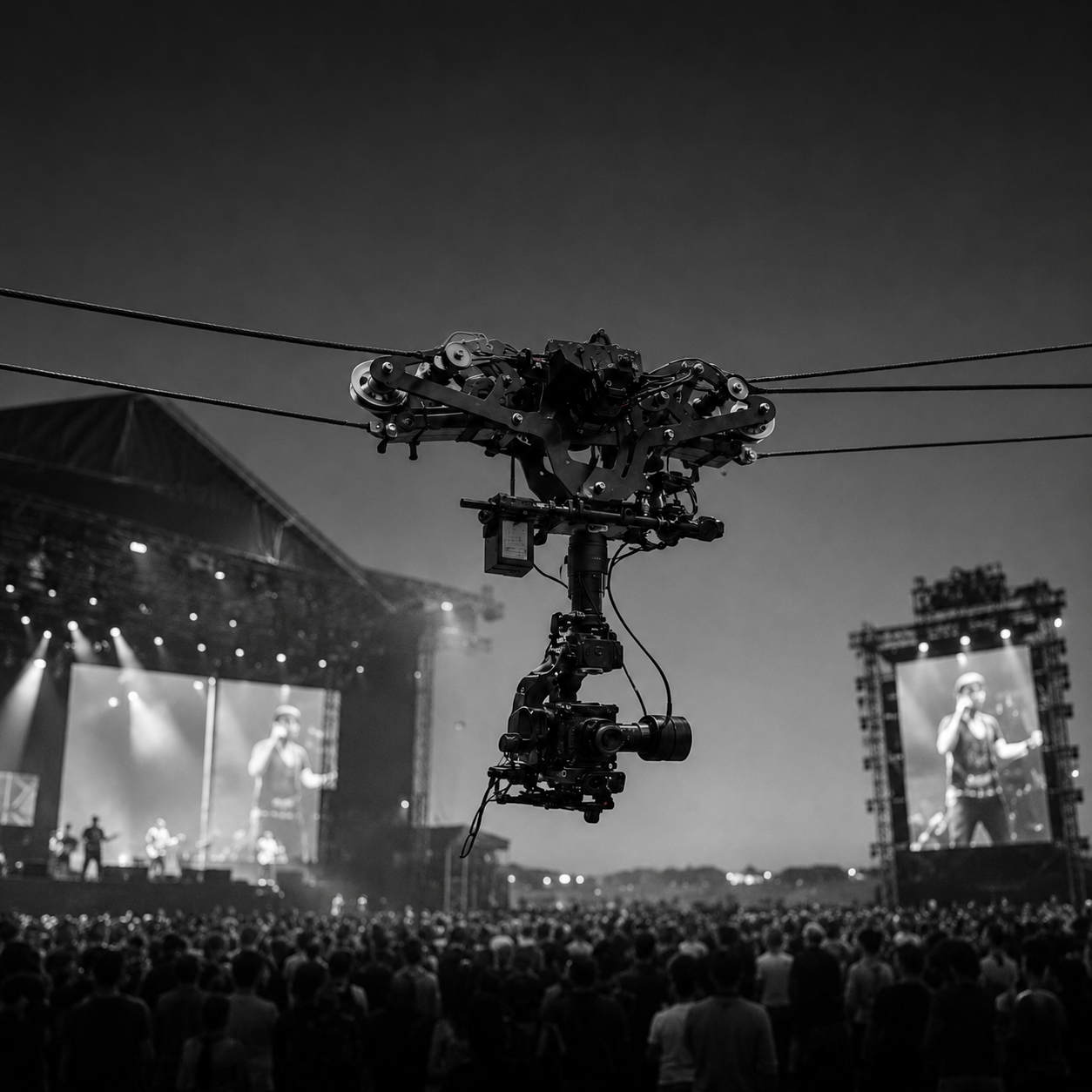 Cablecam profesional para eventos y producciones audiovisuales