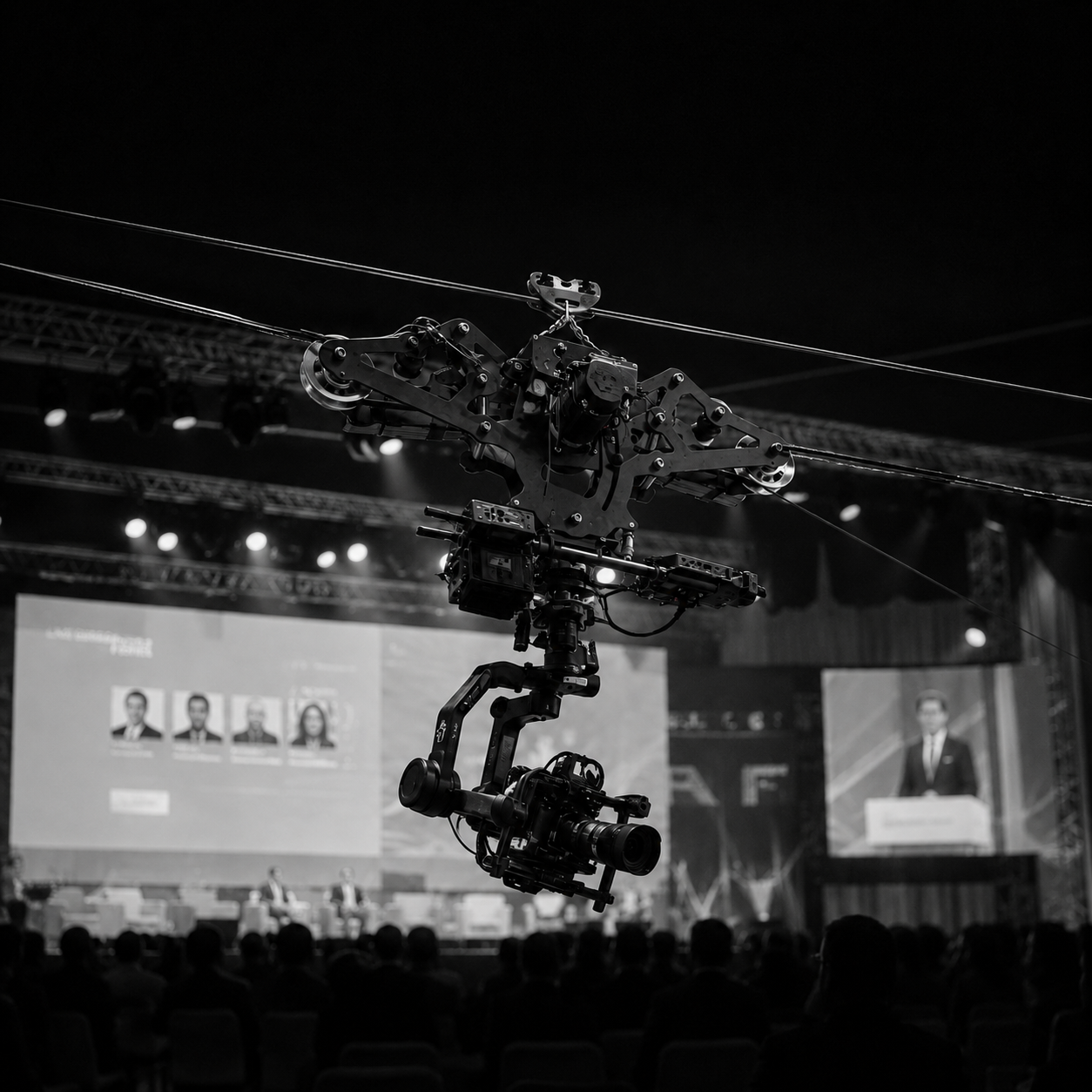 Cablecam profesional para eventos y producciones audiovisuales