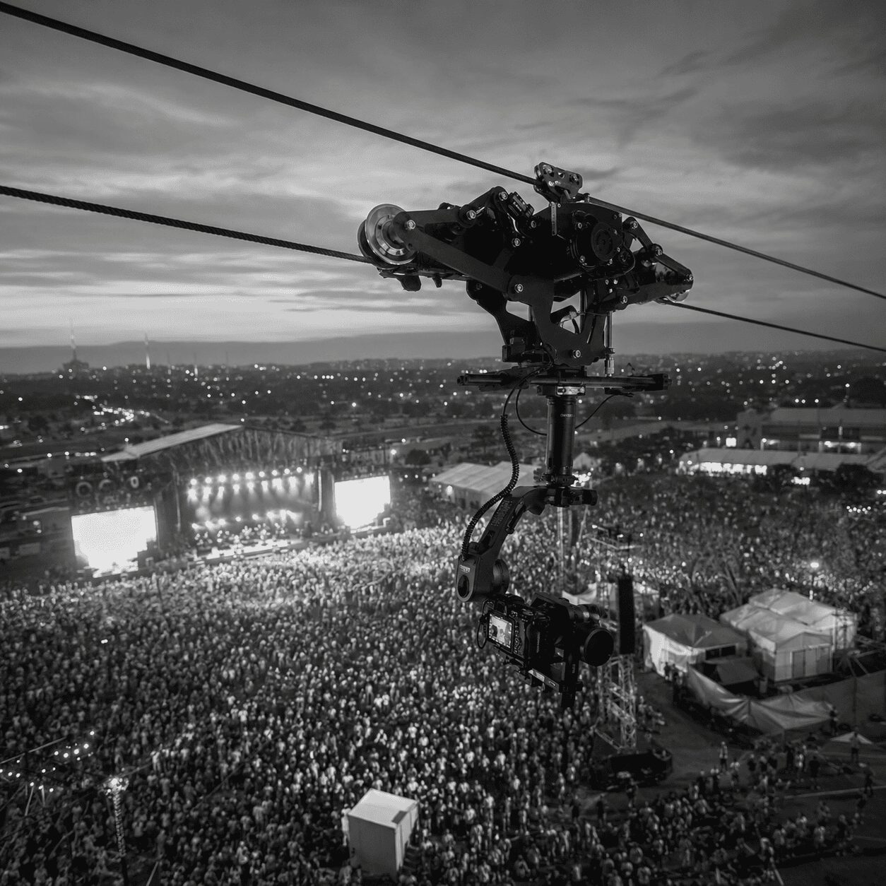 Cablecam profesional para eventos y producciones audiovisuales