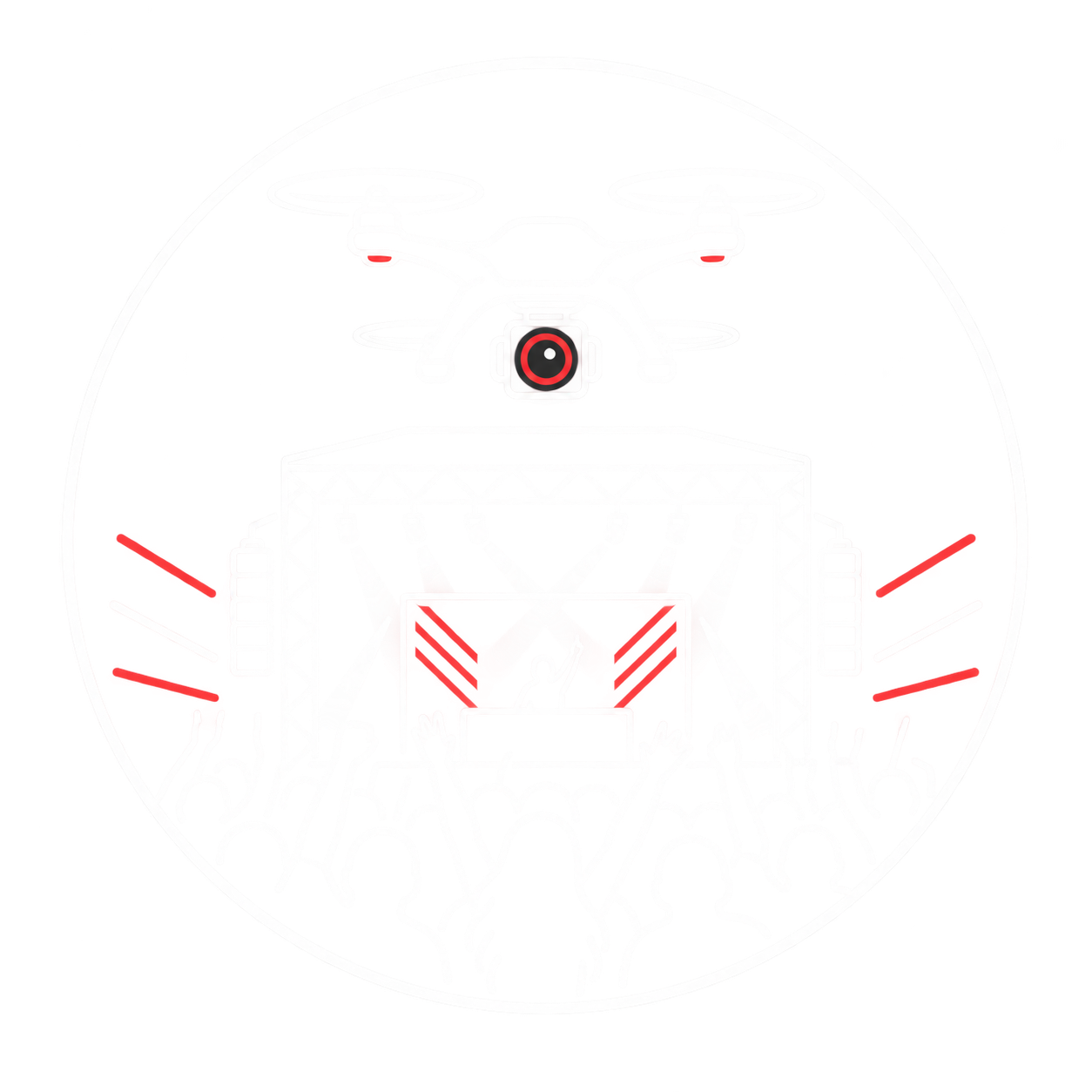 Icono de dron FPV profesional