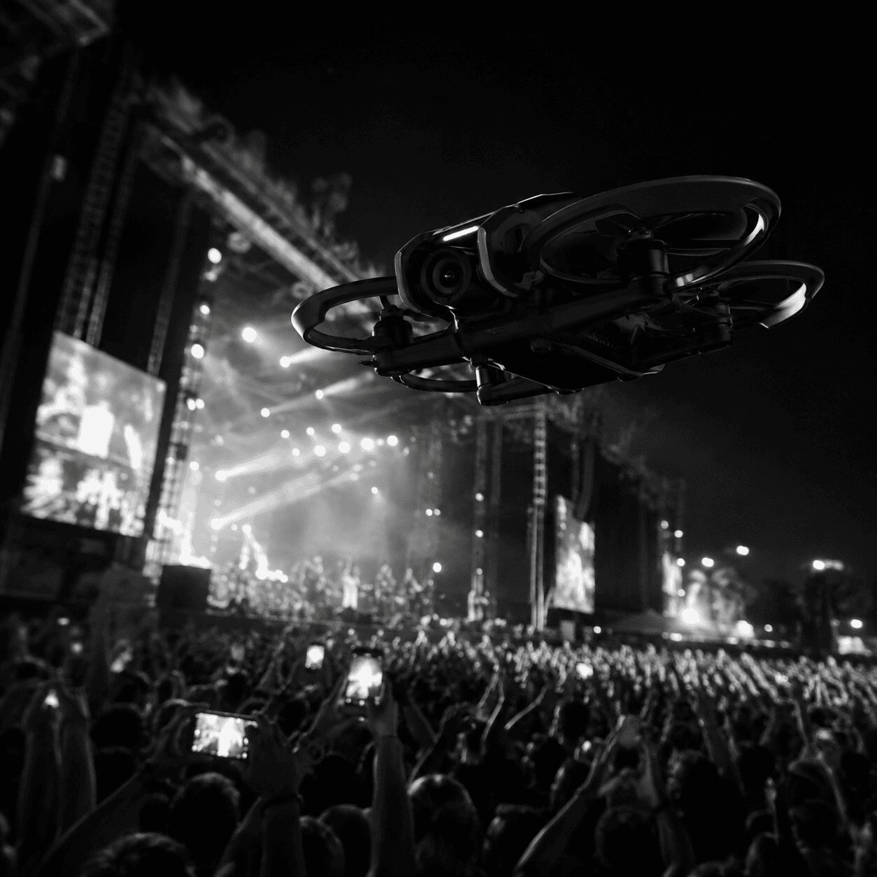 Imágenes de dron FPV aplicado a producciones audiovisuales y recorridos inmersivos