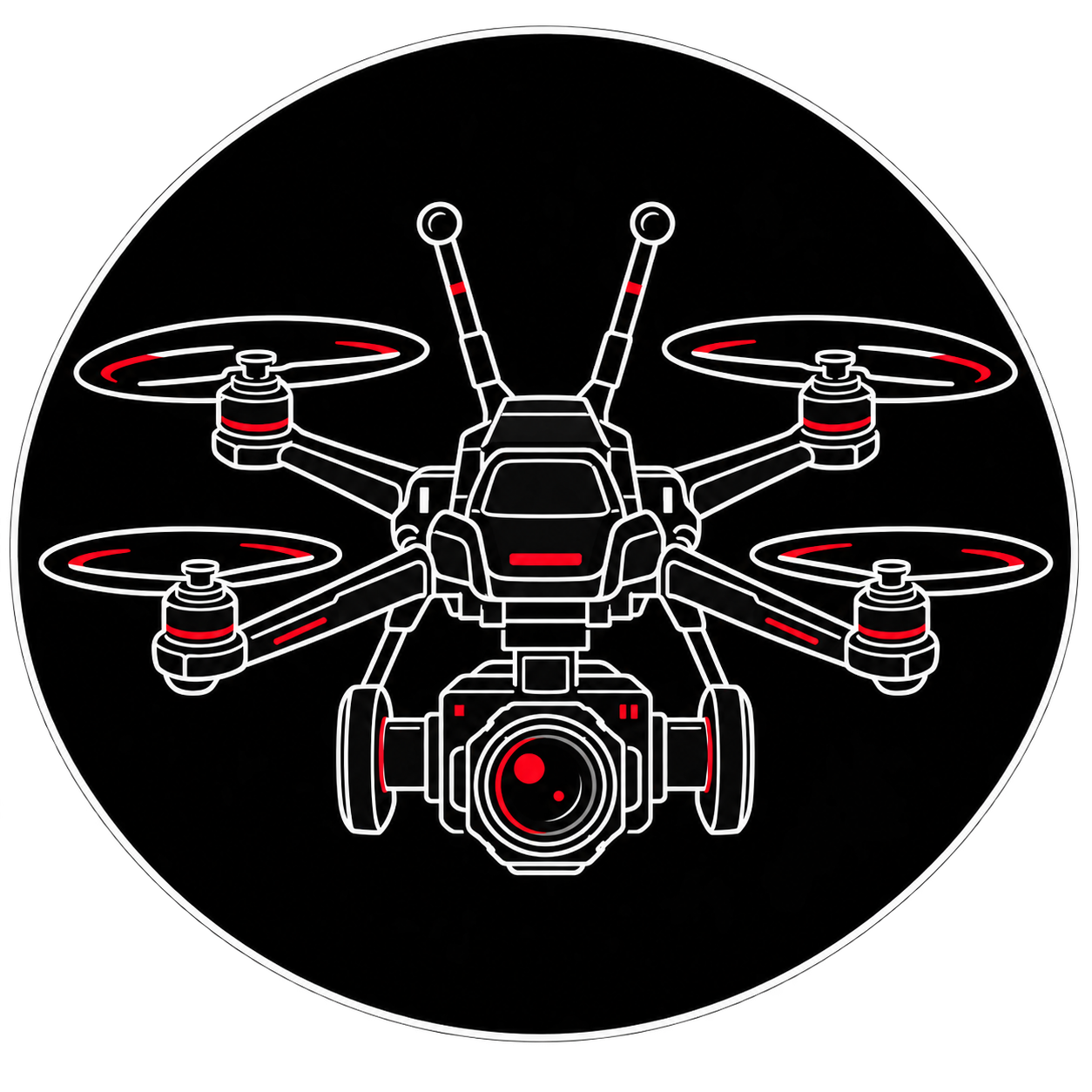 Icono de dron profesional para producciones audiovisuales