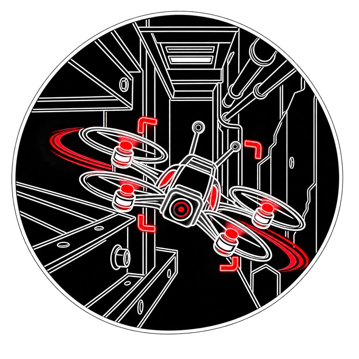 Icono de dron FPV profesional