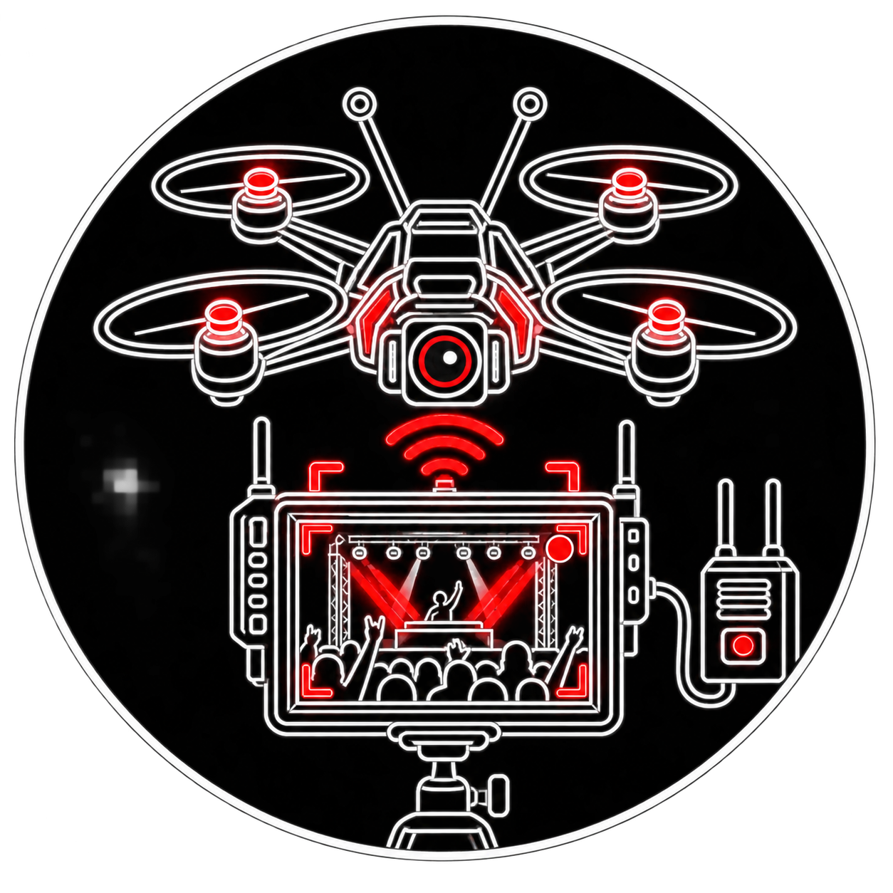 Icono de dron FPV profesional