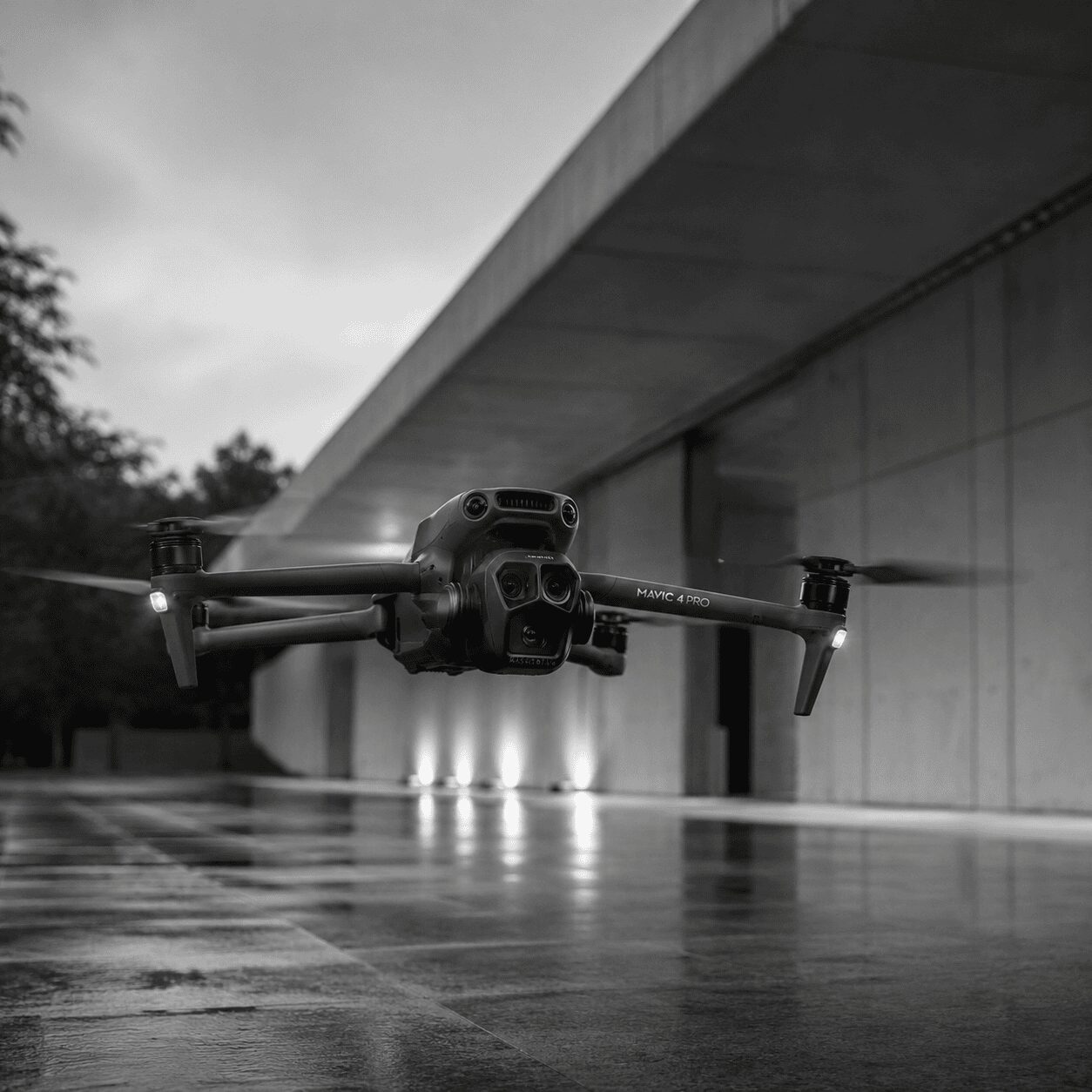 Dron profesional en producción audiovisual