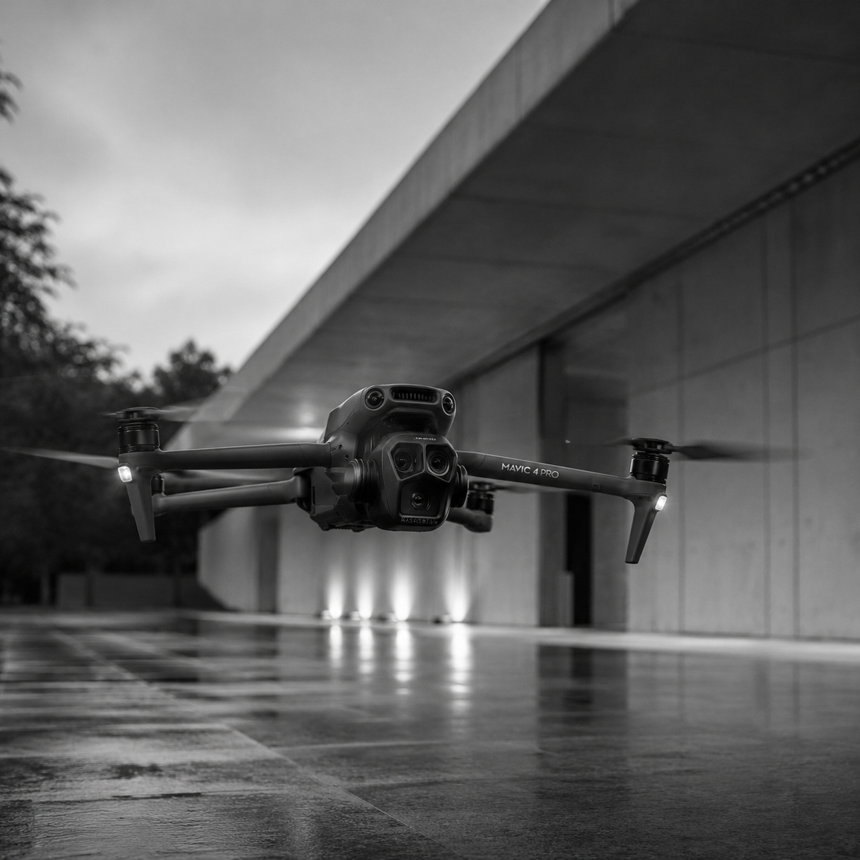 Dron profesional en producción audiovisual