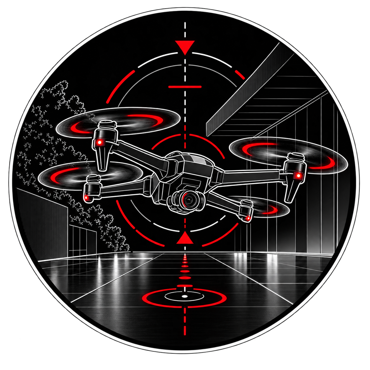 Icono de dron profesional para producciones audiovisuales