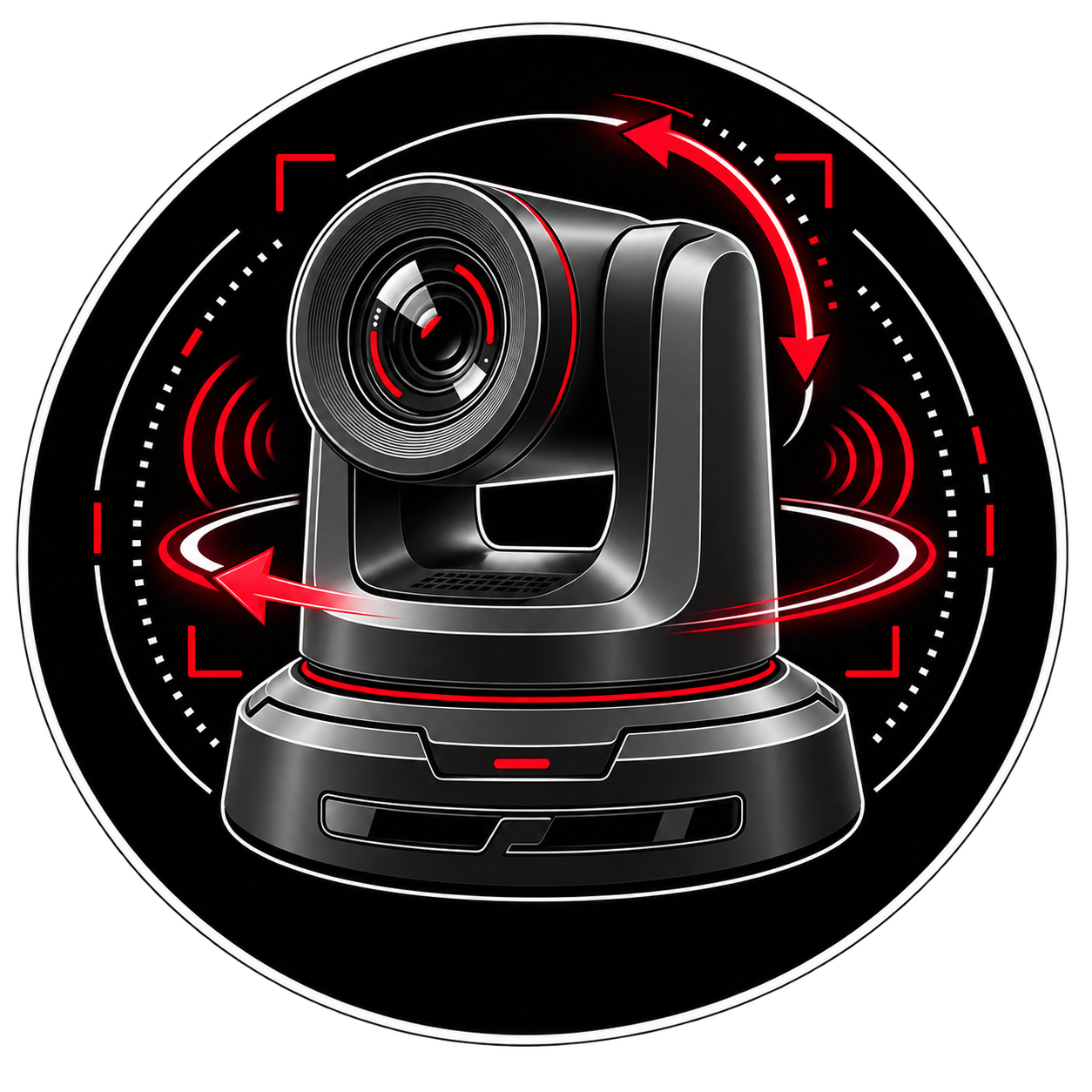 Icono de cámara PTZ profesional