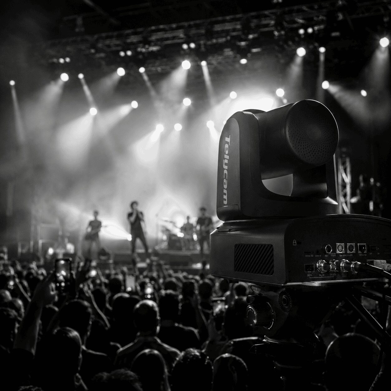 Cámaras PTZ profesionales para eventos y producciones audiovisuales.