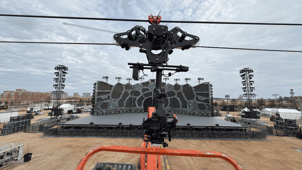 Sistema Cablecam de CS Stream en el Carnaval de Vinaròs 2025