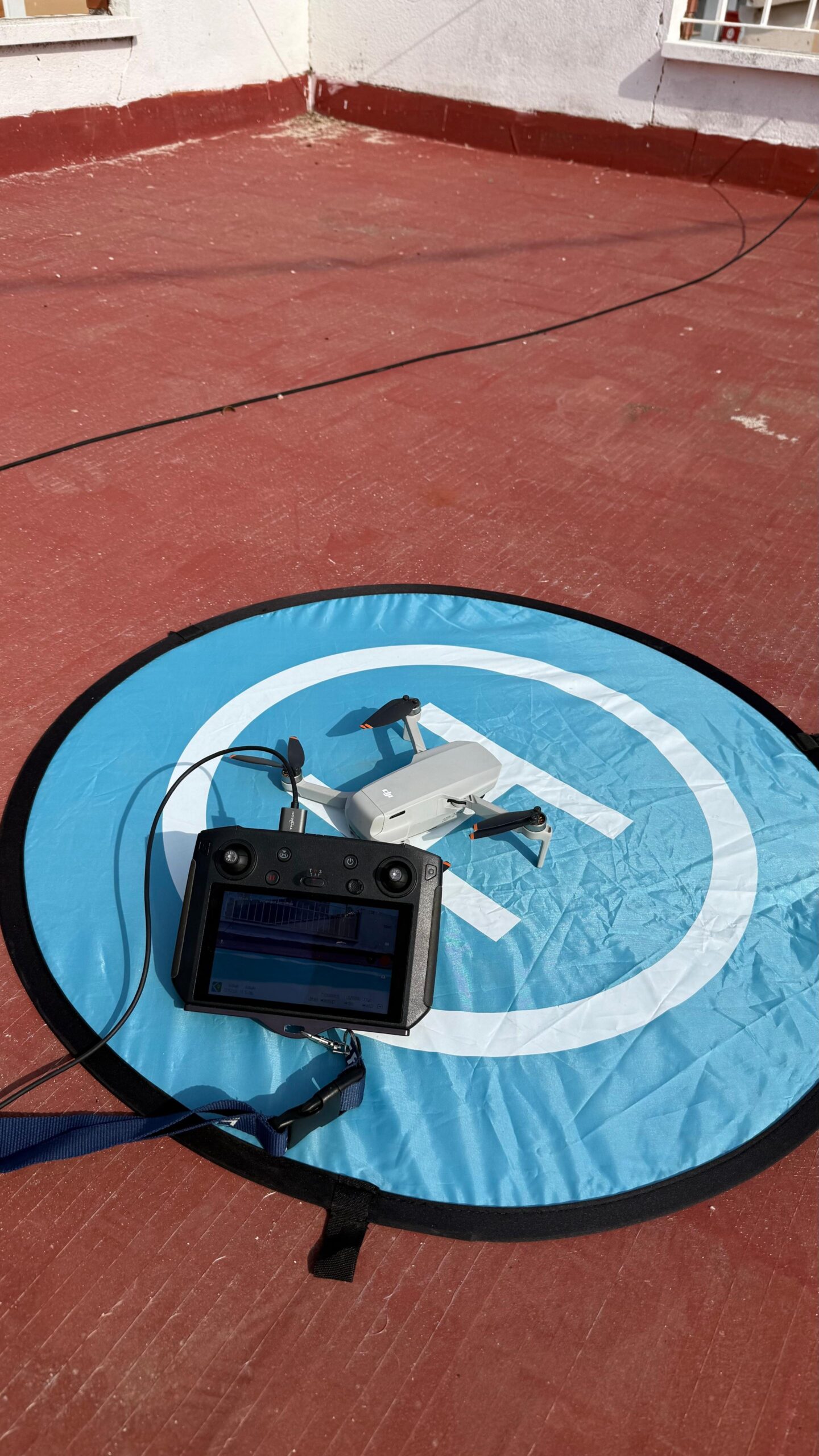 Sistema de vídeo para integración de dron en retransmisión televisiva