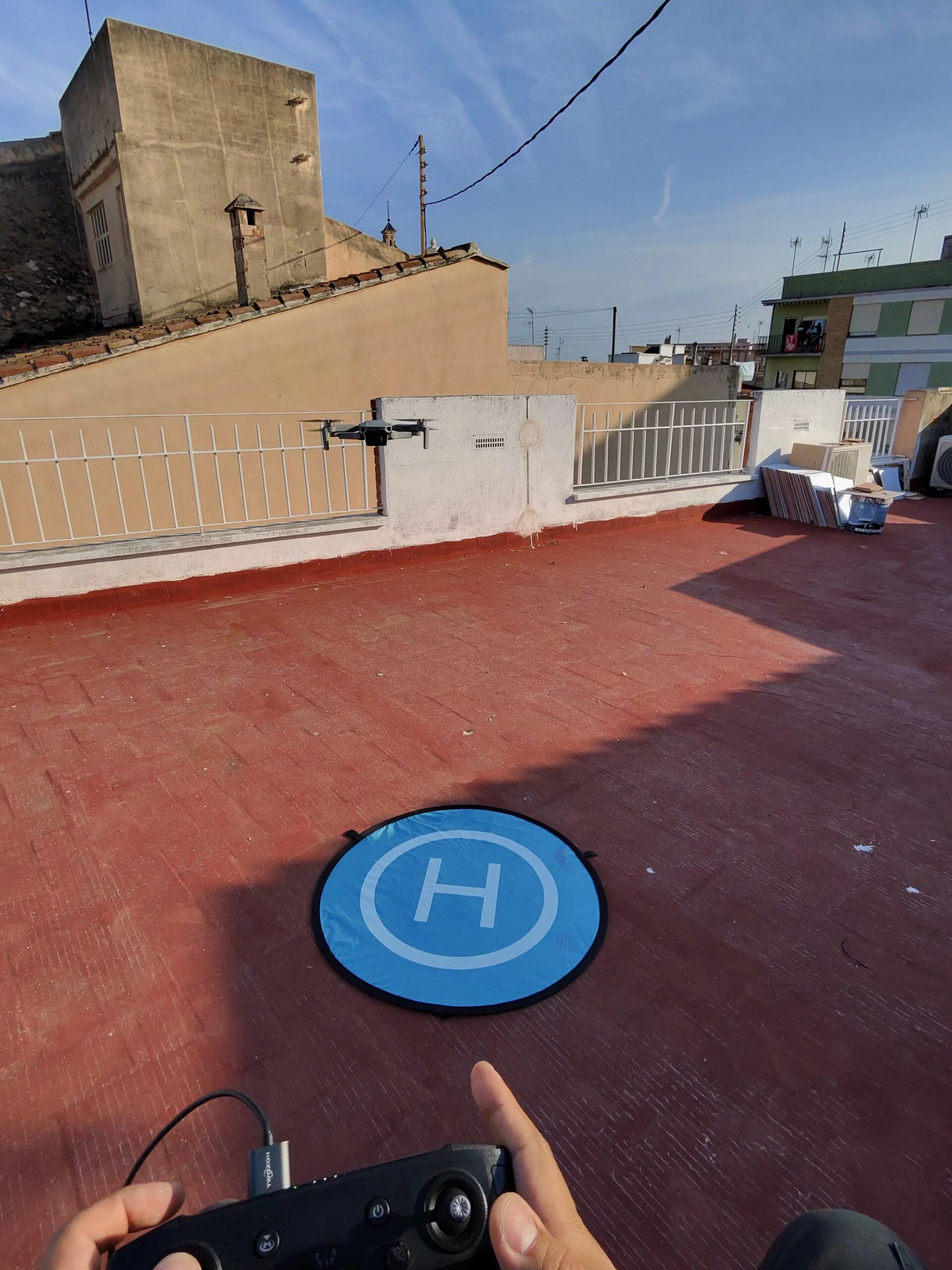 Sistema de vídeo para integración de dron en retransmisión televisiva