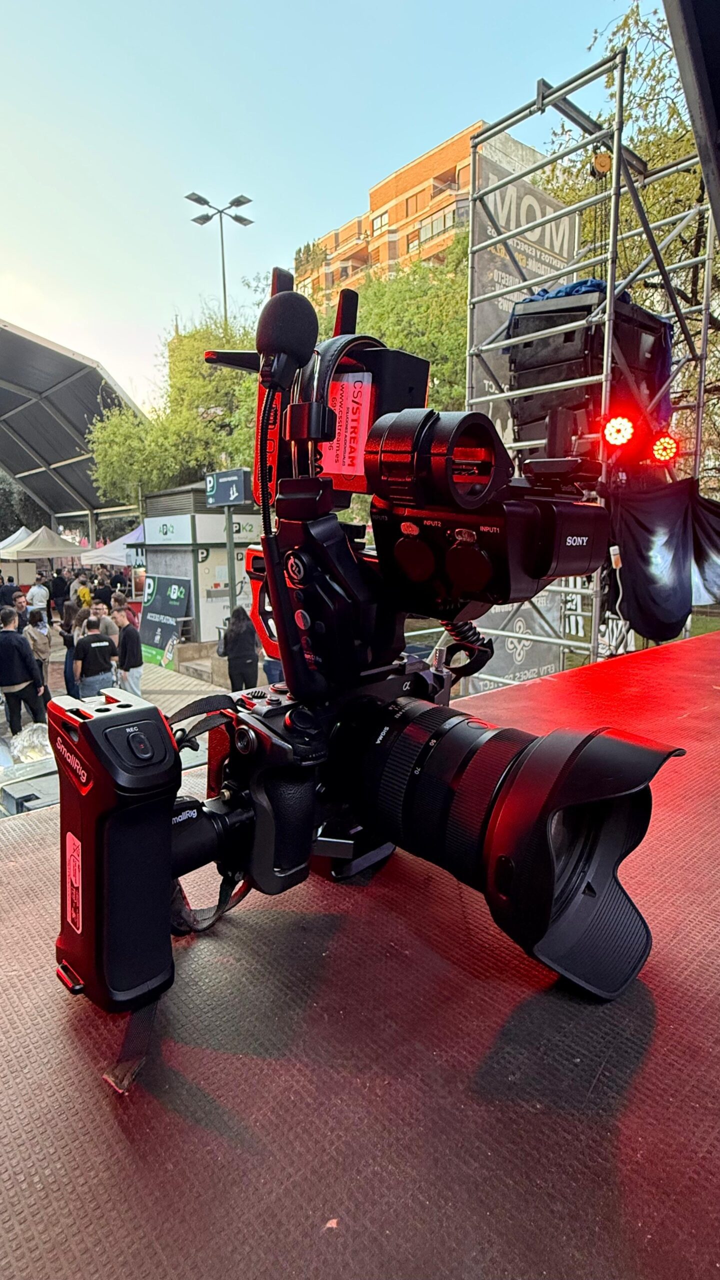 Cámara operada de CS Stream en el Festival Tonet Marzá & Amigos 2026