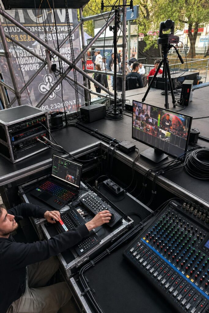 Control de realización audiovisual de CS Stream en Tonet Marzá & Amigos 2026
