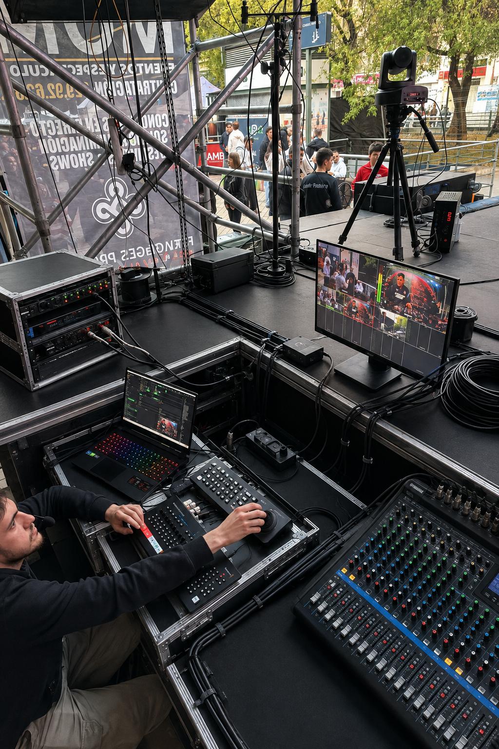 Control de realización audiovisual de CS Stream en Tonet Marzá & Amigos 2026