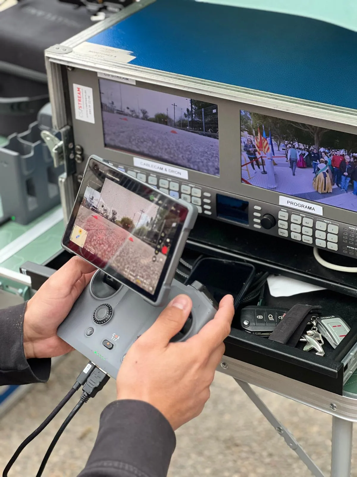 Control de la señal de dron para la Romeria de les Canyes de la Magdalena 2026