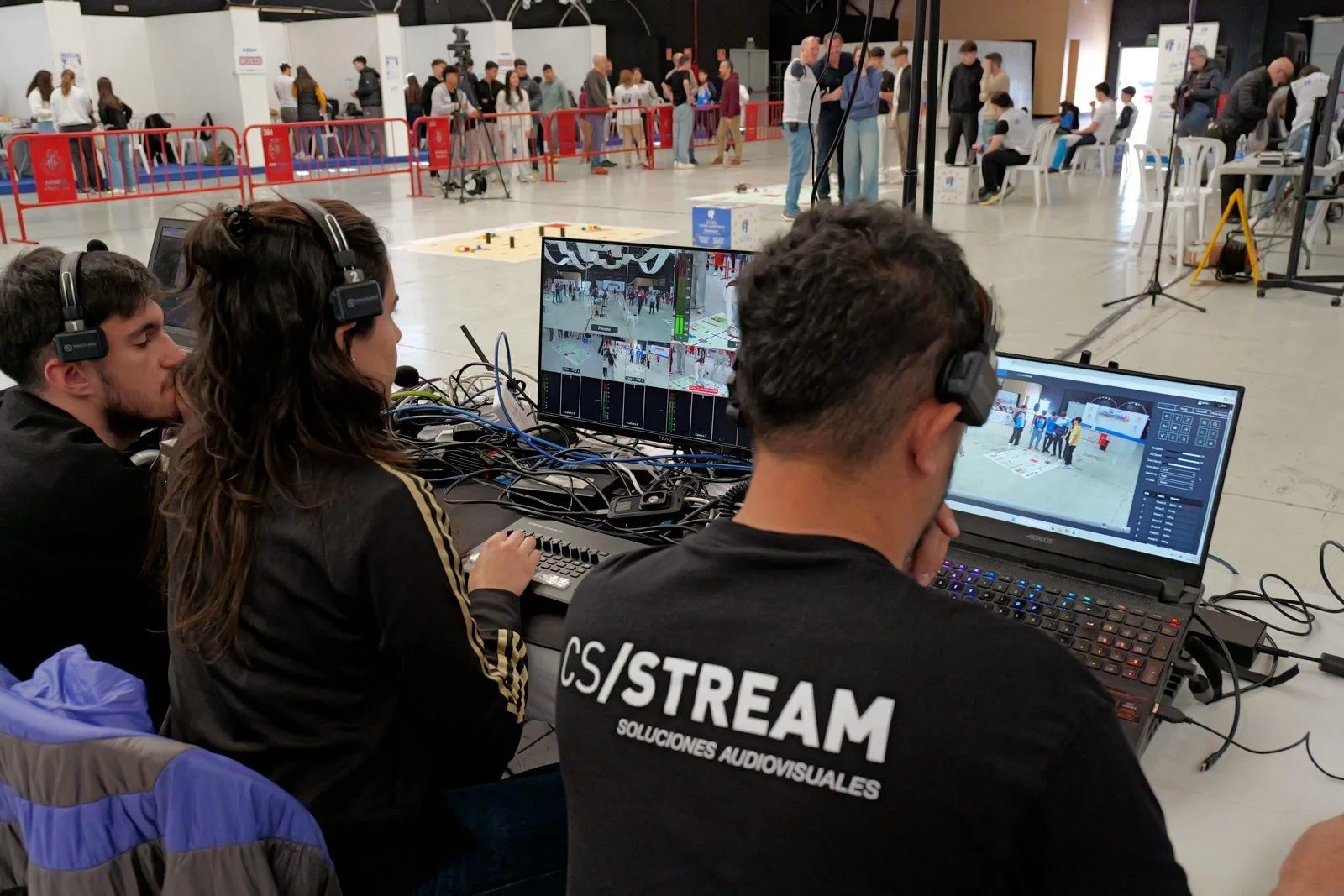 Control de realización audiovisual de CS STREAM en VilaBOT 2026