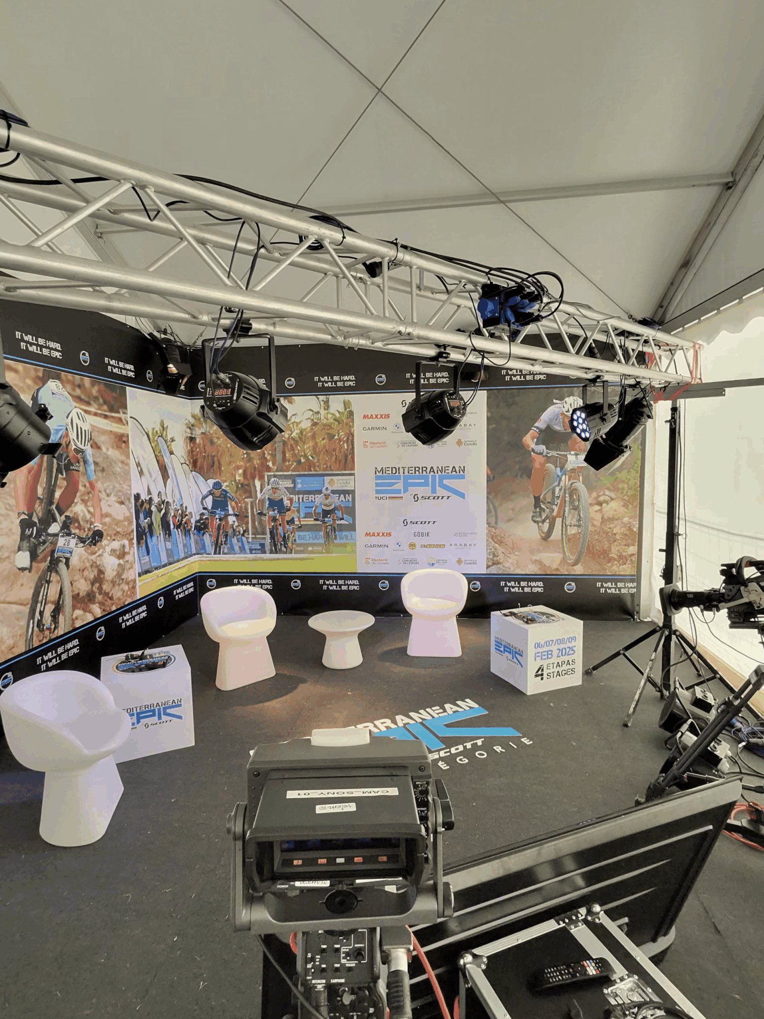 CS Stream, responsables del sonido y comunicaciones del plató en la Mediterranean Epic 2024