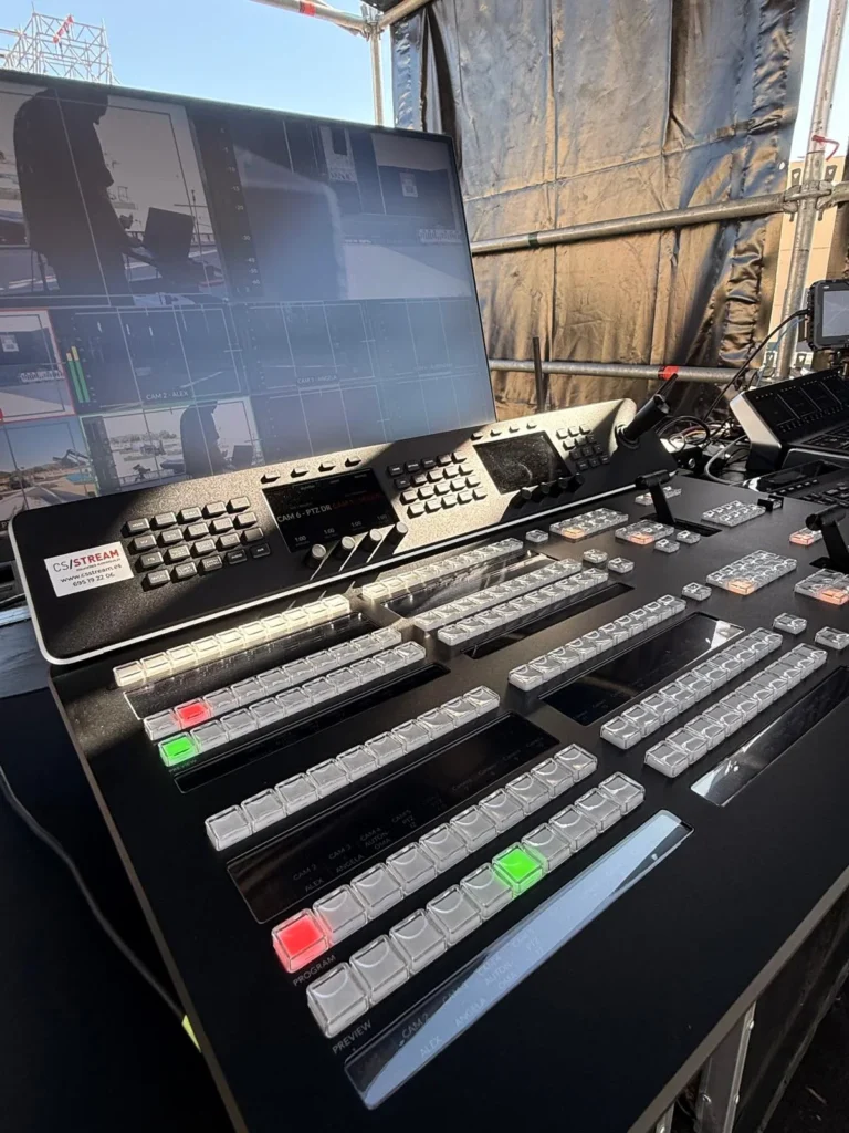 Control de realización multicámara de CSSTREAM en el concierto de Vanesa Martín 2026