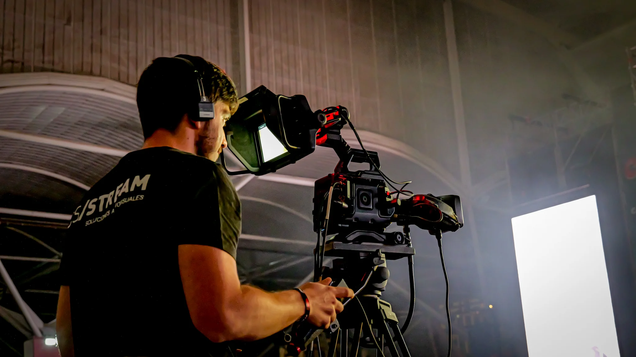 Operación de cámara URSA G2 de CS STREAM en CAPLA Festival 2026